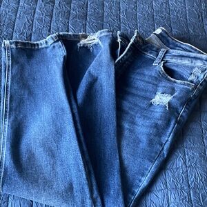 Vervet  Blue Distressed Women Jeans